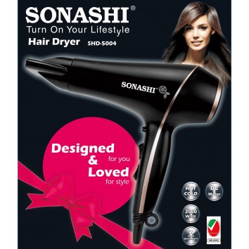 SONASHI HAIR DRYER 2000W COLD & HOT WIND SHD-5004